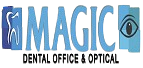 magic dental and optical logo